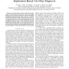 Dynamic Test Set Selection Using Implication-Based On-Chip Diagnosis
