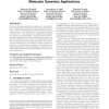 Dynamic topology aware load balancing algorithms for molecular dynamics applications