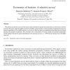 Economics of location: A selective survey