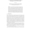ECRYPT: The Cryptographic Research Challenges for the Next Decade