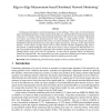 Edge-to-edge measurement-based distributed network monitoring