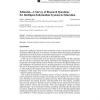 Editorial - A Survey of Research Questions for Intelligent Information Systems in Education