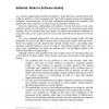 Editorial: Risks to Software Quality