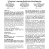 Effective automatic image annotation via a coherent language model and active learning