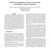 Effects of Communication Latency, Overhead, and Bandwidth in a Cluster Architecture