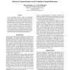 Effects of Communication on the Evolution of Squad Behaviours