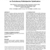 Effects of the use of non-geometric binary crossover on evolutionary multiobjective optimization