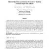 Efficient Algorithms and Routing Protocols for Handling Transient Single Node Failures