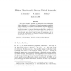 Efficient algorithms for finding critical subgraphs