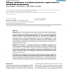 Efficient classification of complete parameter regions based on semidefinite programming