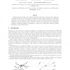 Efficient detection of motion patterns in spatio-temporal data sets