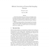 Efficient Generation of Poisson-Disk Sampling Patterns