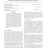 Efficient Learning with Partially Observed Attributes