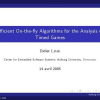 Efficient On-the-Fly Algorithms for the Analysis of Timed Games