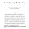 Efficient parallel processing of range queries through replicated declustering