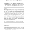 Efficient peer location on the Internet