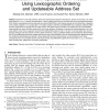 Efficient Prefix Updates for IP Router Using Lexicographic Ordering and Updatable Address Set