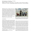 Efficient product sampling using hierarchical thresholding
