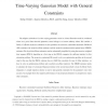 Efficient recursive estimators for a linear, time-varying Gaussian model with general constraints