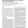 Efficient sorting of genomic permutations by translocation, inversion and block interchange