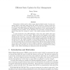 Efficient State Updates for Key Management