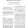 Efficient Surface Reconstruction from Range Curves