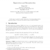 Eigenvectors and Reconstruction
