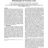 Embedded hardware and software self-testing methodologies for processor cores