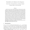 Embedded in the Shadow of the Separator