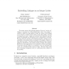 Embedding Linkages on an Integer Lattice