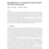 Embedding rivers in triangulated irregular networks with linear programming