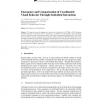 Emergence and Categorization of Coordinated Visual Behavior Through Embodied Interaction
