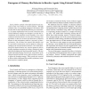 Emergence of Memory-like Behavior in Reactive Agents Using External Markers