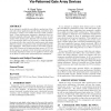 Enabling energy efficiency in via-patterned gate array devices