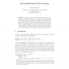 Encoding Intensional Type Analysis