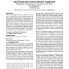 Energy-aware performance optimization for next-generation green network equipment