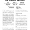 Energy-efficient capture of stochastic events by global- and local-periodic network coverage