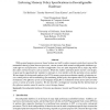 Enforcing memory policy specifications in reconfigurable hardware