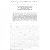 Engineering Autonomic Electronic Institutions