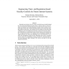 Engineering trust- and reputation-based security controls for future internet systems