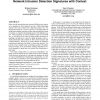 Enhancing byte-level network intrusion detection signatures with context
