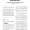 Entity-Based Access Control: supporting more expressive access control policies