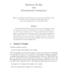 Epistemic modals and informational consequence