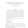 Equidistant frequency permutation arrays and related constant composition codes