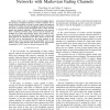 Ergodic spatial throughput of wireless ad hoc networks with Markovian fading channels
