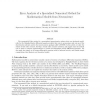 Error analysis of a specialized numerical method for mathematical models from neuroscience