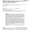 Estimates of statistical significance for comparison of individual positions in multiple sequence alignments