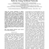 Estimating Model Parameters of Conditioned Soils by using Artificial Network