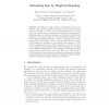 Estimating Sum by Weighted Sampling