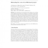 Estimating the costs of an SDI-based project